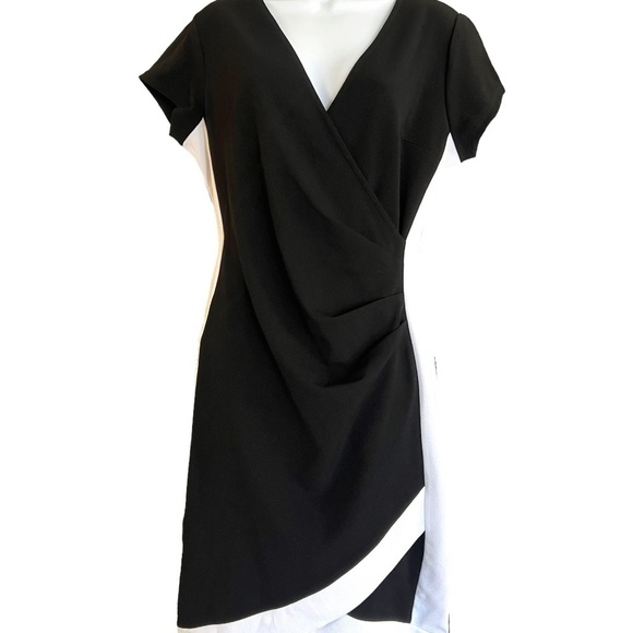 Juniors | Almost Famous | Black and White Stretch Mini Dress | NWT - Picture 1 of 5